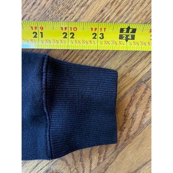 SIMS Black Full Zip Snowboard Sweatshirt FIshing Hoodie Mens Size Small - Picture 9 of 9